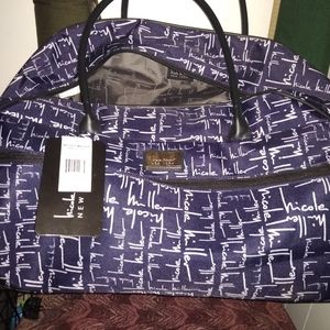 Nicole Miller Rolling Duffle Bag